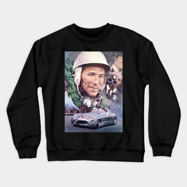 sir Stirling Moss the Legend Crewneck Sweatshirt by ownerkian